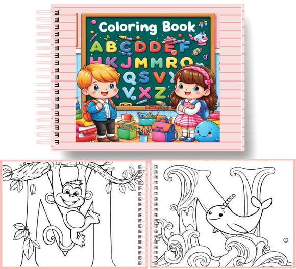 Arquivo Digital Livro de Colorir Alfabeto