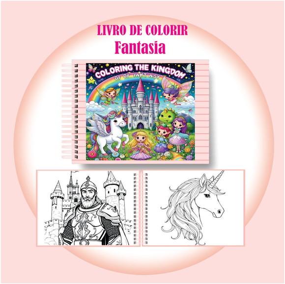 Arquivo Digital Livro Colorindo o Reino da Fantasia