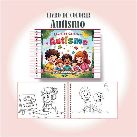 Arquivo Digital Livro de Colorir Autismo Fofo