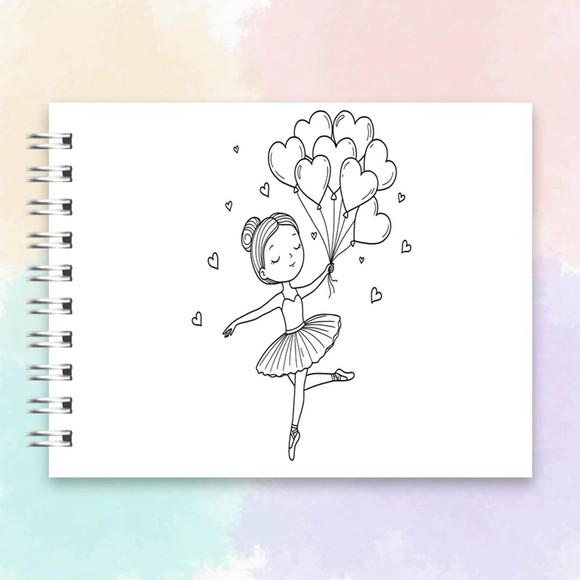 Arquivo Digital Livro de Colorir Bailarina