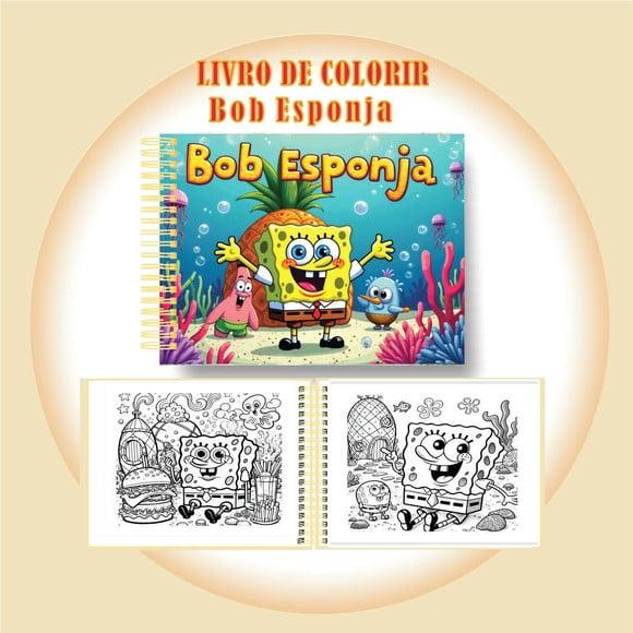 Arquivo Digital Livro de Colorir Bob Esponja