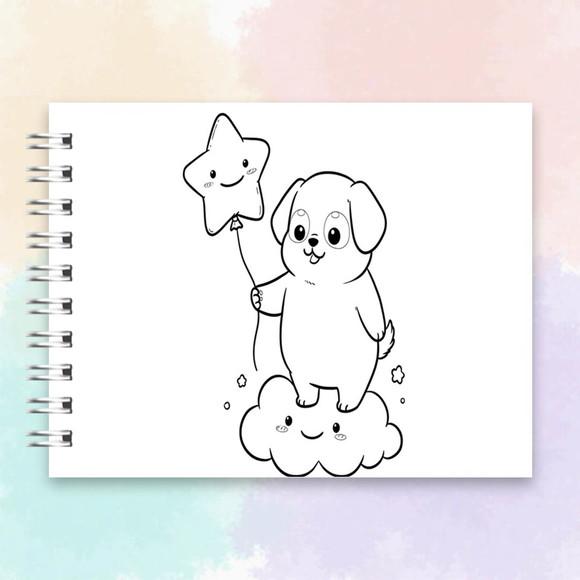 Arquivo Digital Livro de Colorir Cachorrinhos Amigaveis