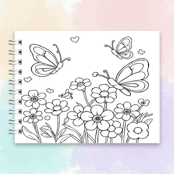 Arquivo Digital Livro de Colorir Borboletas Mágicas