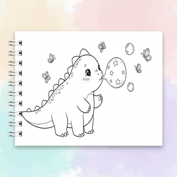 Arquivo Digital Livro de Colorir Dinossauros Fofinhos