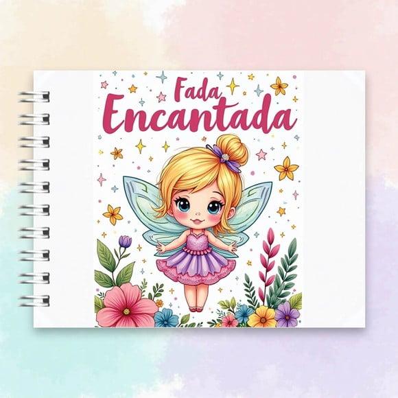 Arquivo Digital Livro de Colorir Fada Encantada