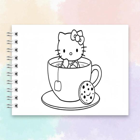 Arquivo Digital Livro de Colorir Hello Kitty
