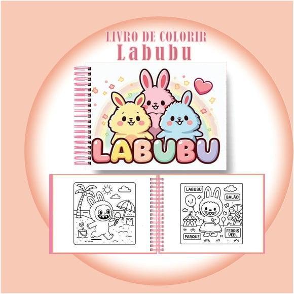 Arquivo Digital Livro de Colorir Labubu