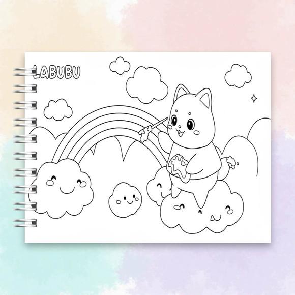 Arquivo Digital Livro de Colorir Labubu 01