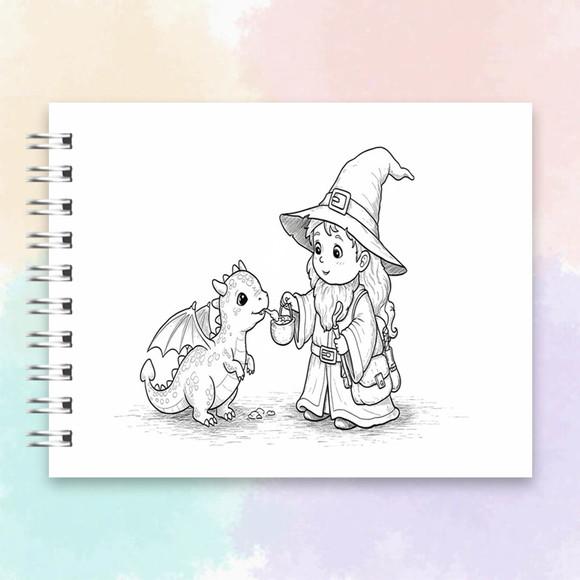Arquivo Digital Livro de Colorir Pequenos Magos