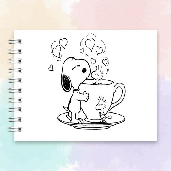 Arquivo Digital Livro de Colorir Snoopy