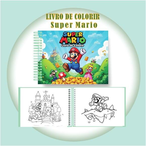 Arquivo Digital Livro de Colorir Super Mário