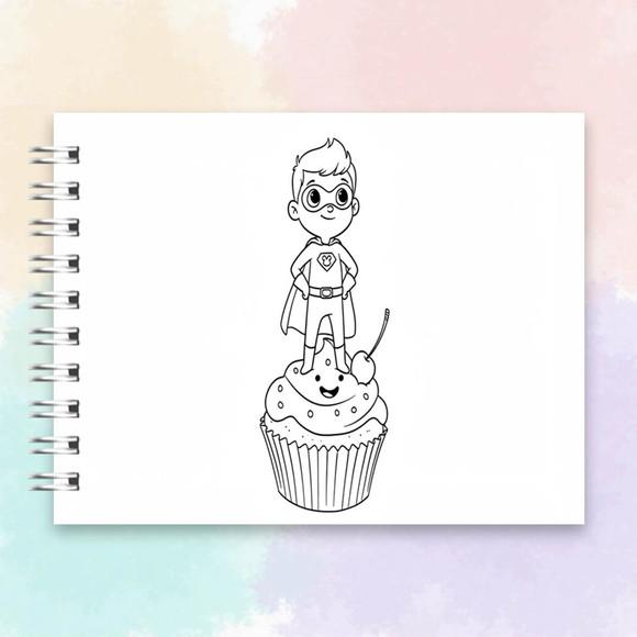 Arquivo Digital Livro de Colorir Super Herois Kids