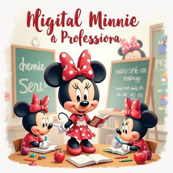 Arquivo Digital, Kit Digital Minnie Professora 3d
