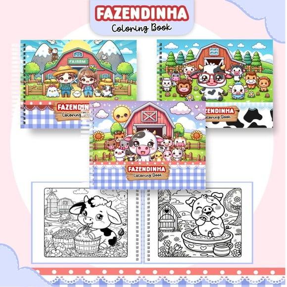 Arquivo Digital: Livro de Colorir ? Fazendinha