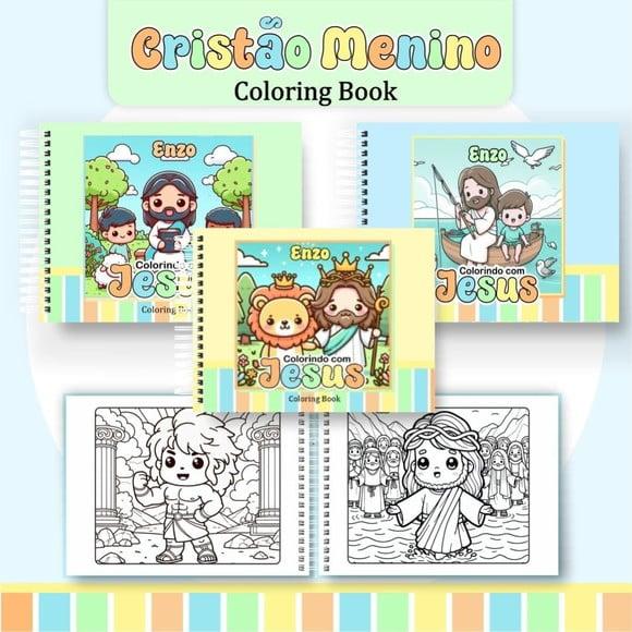 Arquivo Digital: Livro de Colorir ? Cristão Menino