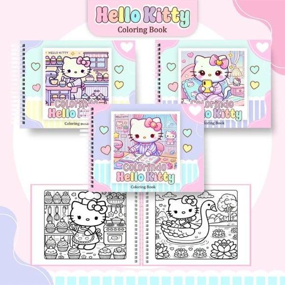 Arquivo Digital: Livro de Colorir ? Hello Kitty