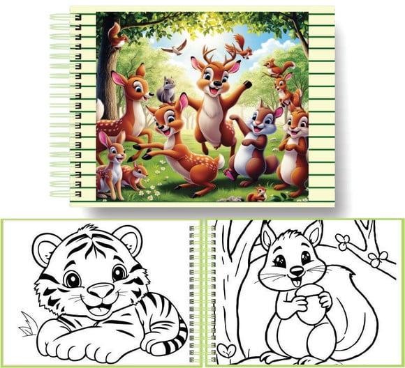Arquivo Digital: Livro de Colorir Animais da Floresta