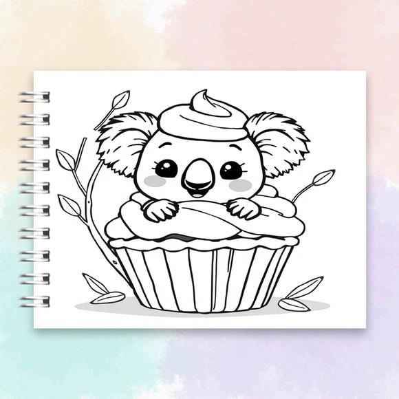Arquivo Digital: Livro de Colorir Coala Kawaii