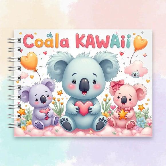 Arquivo Digital: Livro de Colorir Coala Kawaii
