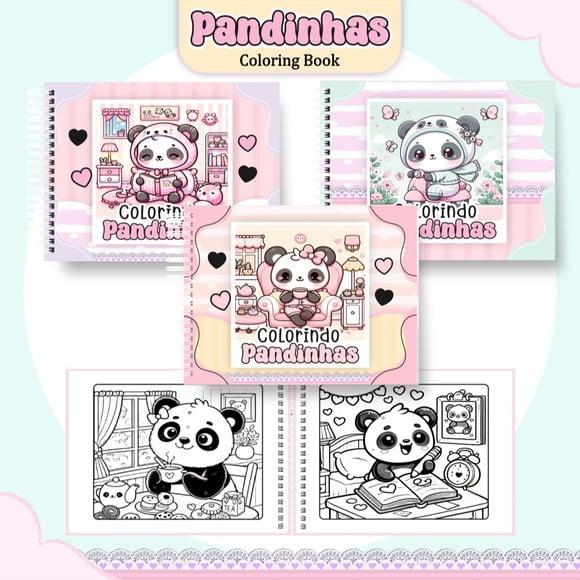 Arquivo Digital: Livro de Colorir Pandinhas