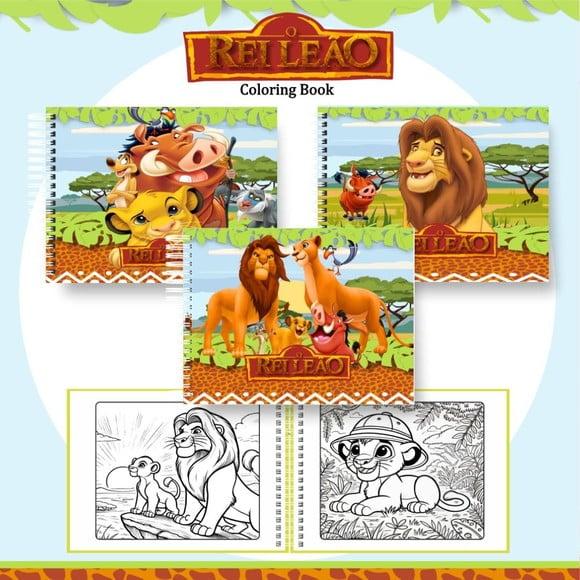 Arquivo Digital: Livro de Colorir Rei Leão