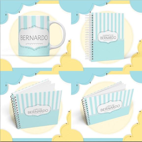 Combo Cadernetas e Livros Neutros Menina e Menino Arquivo