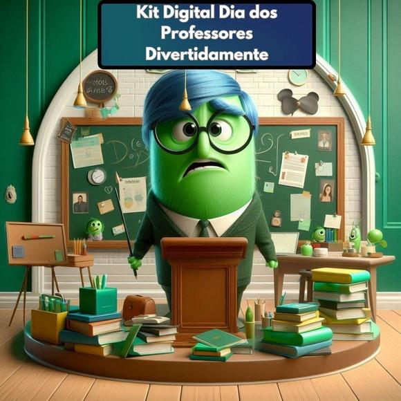 Kit Digital dia dos Professores Divertidamente
