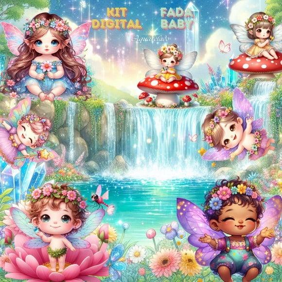 Kit Digital Fada Cute Baby