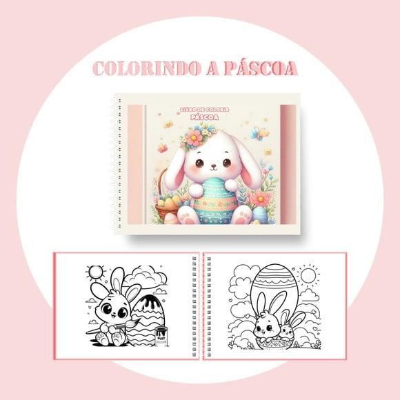 Livro de Colorir Colorindo a Páscoa