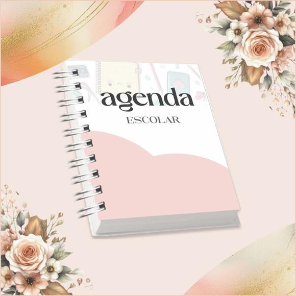 Volta às Aulas Arquivo Digital Combo Agenda Menina 02