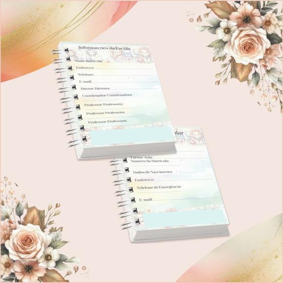 Volta às Aulas Arquivo Digital Combo Agenda Leão e Leoa.