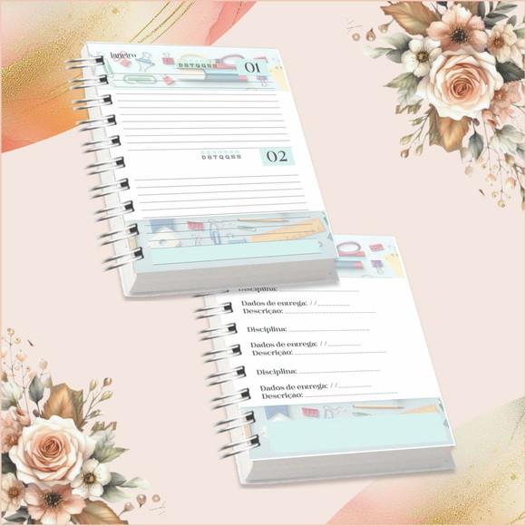 Volta às Aulas Arquivo Digital Combo Agenda Menino