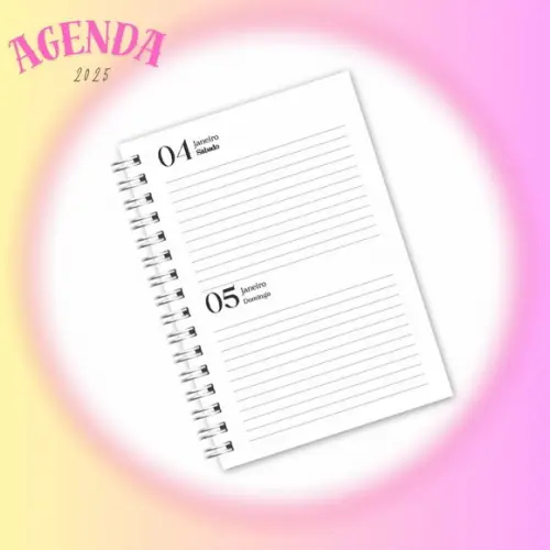Agenda 2 Dias Por Página 2025 - Arquivo Digital