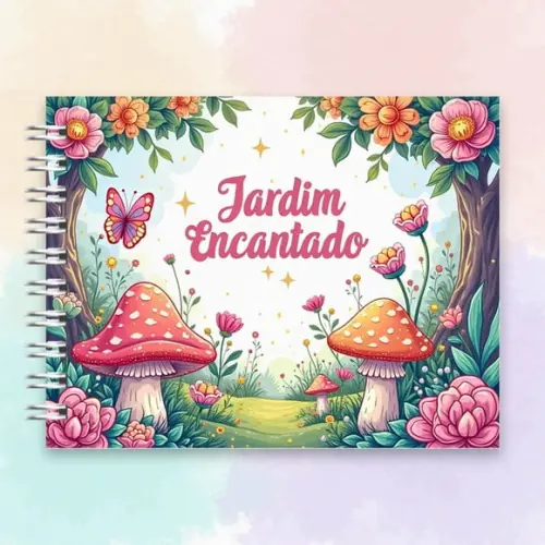 Arquivo Digital ? Livro de Colorir Jardim Encantado