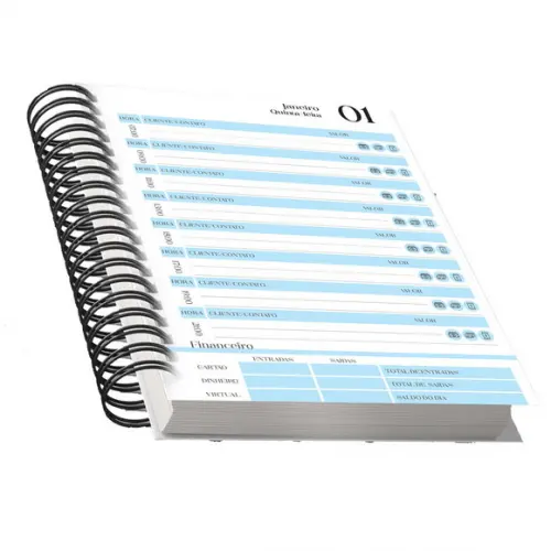 Arquivo Digital Agendamento Decoração 2026 Azul