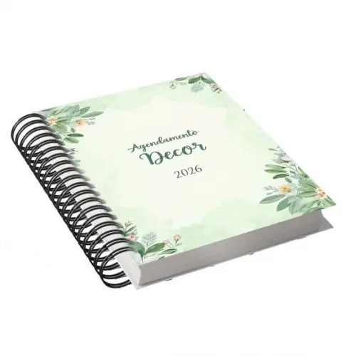 Arquivo Digital Agendamento Decoração 2026 Verde