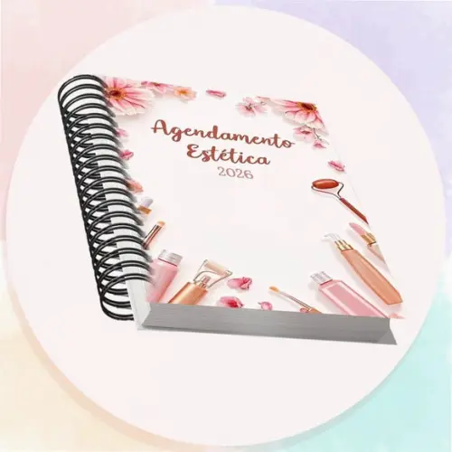 Arquivo Digital Agendamento Estética 2026 Rosa