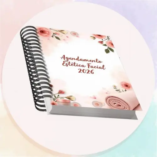 Arquivo Digital Agendamento Estética Facial 2026 Rosa