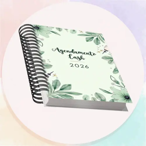 Arquivo Digital Agendamento Lash 2026 Verde