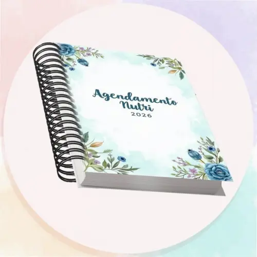 Arquivo Digital Agendamento Nutricionista 2026 Azul