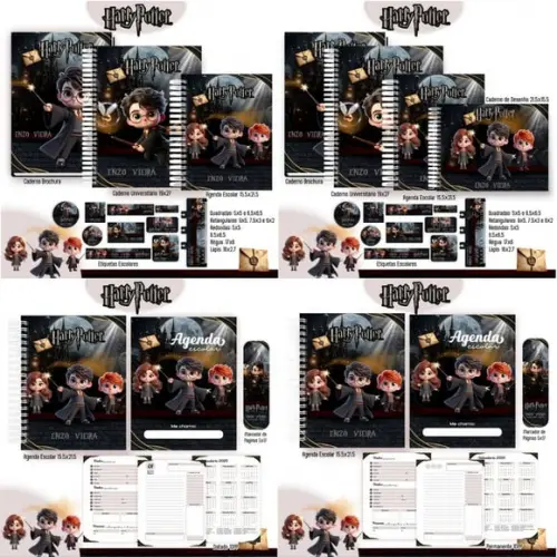 Arquivo Digital Combo Escolar 2025 - Harry Potter