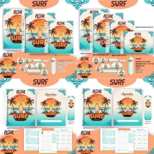 Arquivo Digital Combo Escolar 2025 - Surf