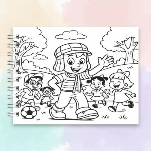 Arquivo Digital Livro de Colorir Chaves