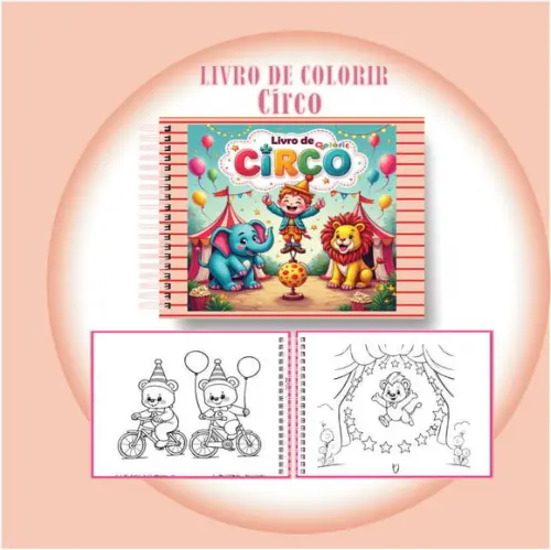 Arquivo Digital Livro de Colorir Circo Encantado