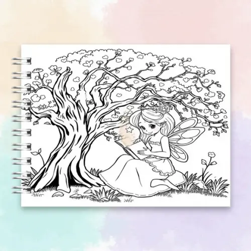 Arquivo Digital Livro de Colorir Fada Encantada