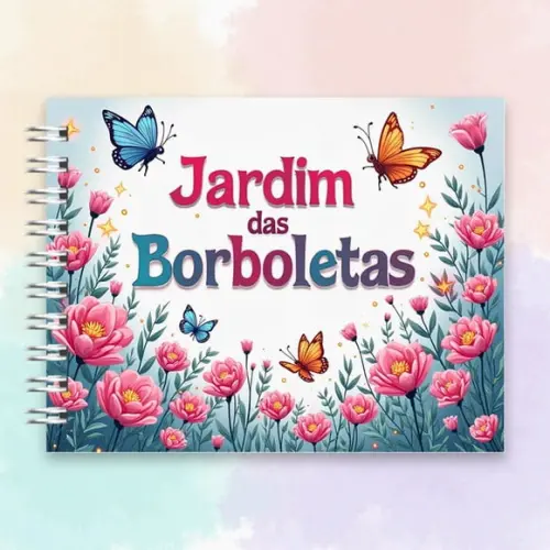 Arquivo Digital Livro de Colorir Jardim das Borboletas