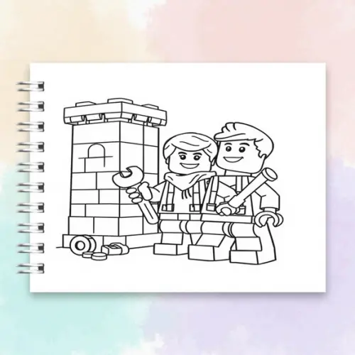 Arquivo Digital Livro de Colorir Lego