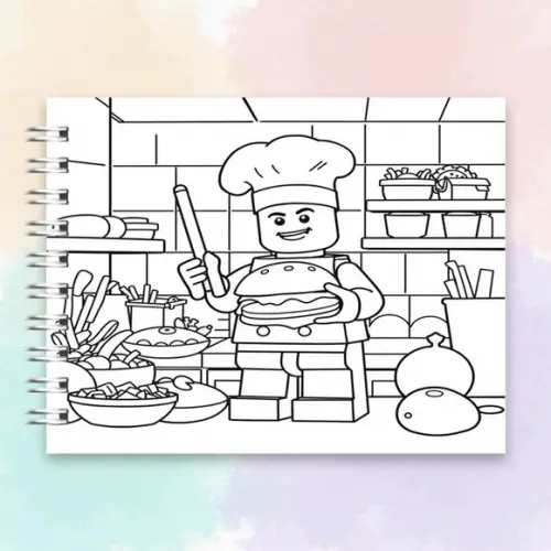 Arquivo Digital Livro de Colorir Lego