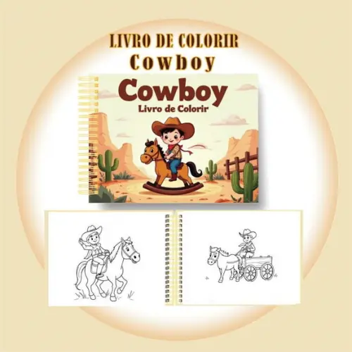 Arquivo Digital Livro de Colorir Menino da Fazenda