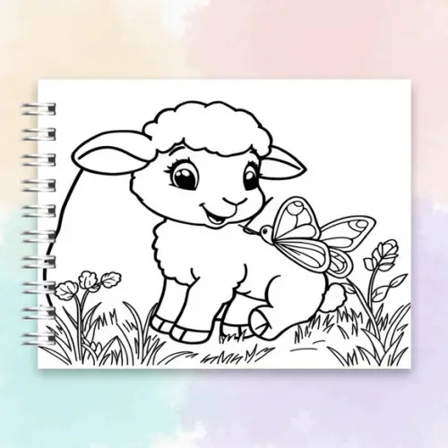 Arquivo Digital Livro de Colorir Ovelhinhas